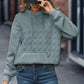 Drawstring Long Sleeve Hoodie with Pocket