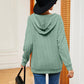 Full Size Lace-Up Long Sleeve Hoodie