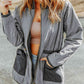 Full Size Drawstring Waist Zip-Up Jacket