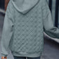 Drawstring Long Sleeve Hoodie with Pocket