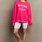 Simply Love Full Size WINTER WONDERLAND ALUMNI Graphic CHRISTMAS Long Sleeve Sweatshirt