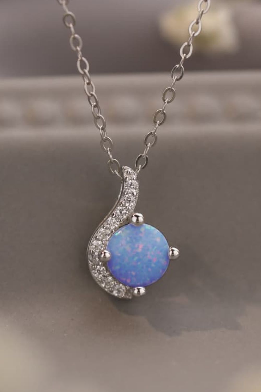 Women's Sweet Beginnings Opal Pendant Necklace