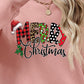 MERRY CHRISTMAS Round Neck Dropped Shoulder Sweatshirt