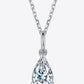 Women's 1 Carat Moissanite 925 Sterling Silver Necklace