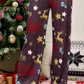 Christmas SANTA'S SLED Straight Leg Pants