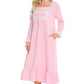 Full Size Lace Detail Square Neck Flounce Sleeve Night Dress
