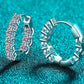 1.8 Carat Moissanite Hoop Earrings
