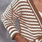 Women's Isla Striped V-Neck Knit Top