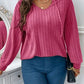 Women's BeautyEve Plus Size Drawstring Dropped Shoulder Hooded T-Shirt