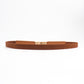 Women's PU Elastic Skinny Belt