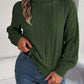 Cable-Knit Turtleneck Dropped Shoulder Sweater