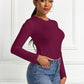 Women's Ava Round Neck Long Sleeve Bodysuit