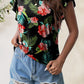 Printed Round Neck Short Sleeve T-Shirt