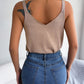 BELLAS CAMIn'TANKS Openwork Scoop Neck Knit Tank Top 🦋