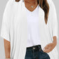 Plus Size Ribbed Cocoon Cover Up