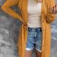 Button Up Long Sleeve Cover Up