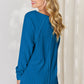 Basic Bae Full Size Ribbed Round Neck Slit T-Shirt