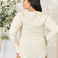 Culture Code Full Size Ribbed Round Neck Long Sleeve Top