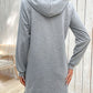 Striped Drawstring Long Sleeve Hoodie