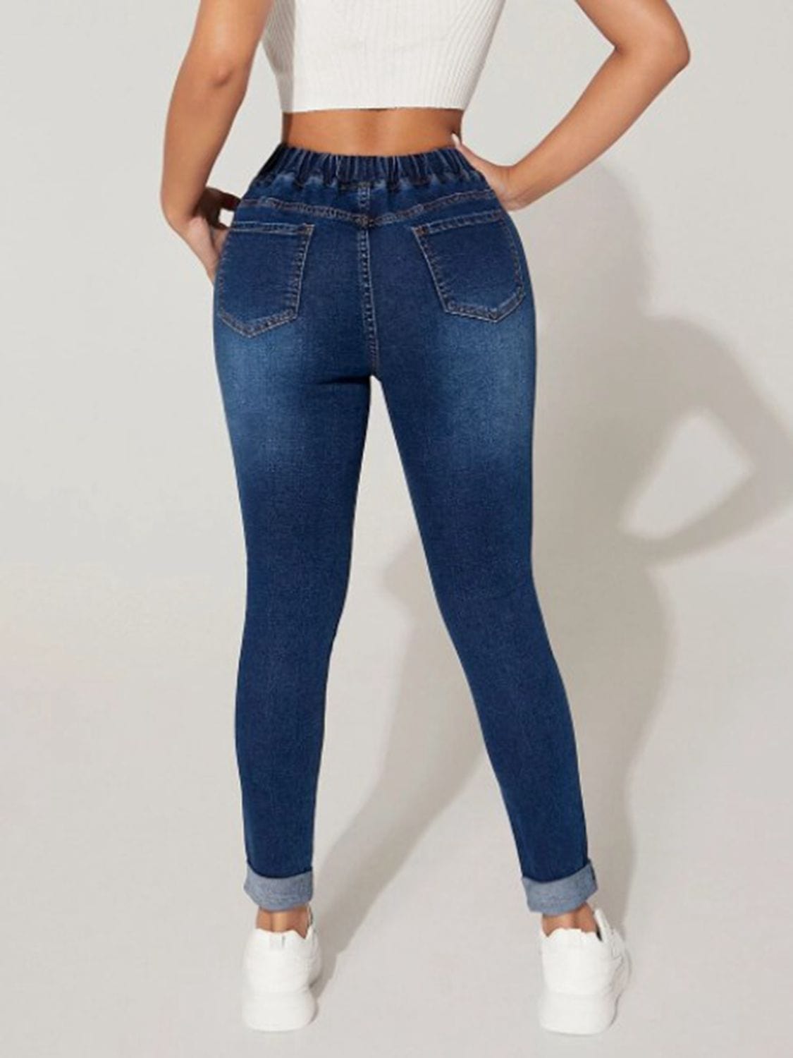 HeyGorgeous Drawstring Cropped Jeans