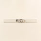 Women's Zinc Alloy Buckle Elastic PU Belt