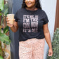 Simply Love Full Size IT'S ME,HI I'M THE COOL MOM IT'S ME Round Neck T-Shirt