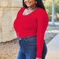 Basic Bae Full Size Round Neck Long Sleeve Bodysuit