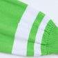 Women's SoBeautiful Striped Lantern Sleeve Knit Top and Drawstring Shorts Set