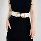 Jessica Anne Beauty Double D Buckle PU Belt