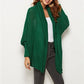 Open Front Batwing Sleeve Cardigan