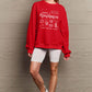 Simply Love Christmas Themed Full Size GINGERBREAD Long Sleeve Sweatshirt