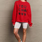 Simply Love Full Size TOUCHDOWN Long Sleeve Sweatshirt