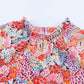 OCEAN CHIC Full Size Floral Mock Neck Tank Top
