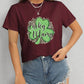 LUCKY MAMA Round Neck T-Shirt