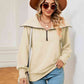 Full Size Half-Zip Collared Sweatshirt