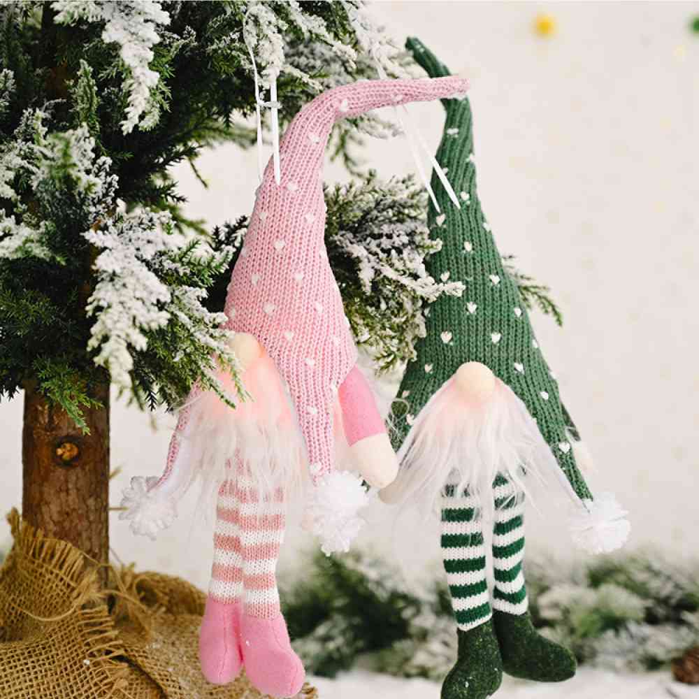 Winter Christmas Light-Up Long Leg Faceless Gnome