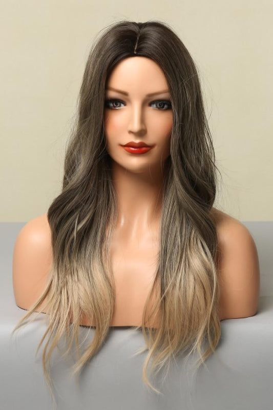 13*1" Women's Full-Machine Wigs Synthetic Long Straight 24"