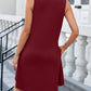 Cutout Round Neck Sleeveless Dress
