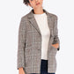 Women's Bryony Plaid Two-Button Blazer