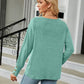 Full Size V-Neck Long Sleeve T-Shirt