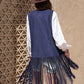 Zoe&Hannah Fringe Hem Open Front Vest