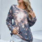 Women's Full Size Tie-Dye Oversized Sweatshirt