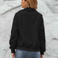 Zip Up Collared Neck Long Sleeve Jacket