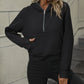 Malibu Dreams Zip-Up Raglan Sleeve Hoodie with Pocket