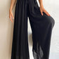 JabrowBee Drawstring Waist Wide Leg Pants
