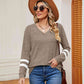 Full Size V-Neck Long Sleeve T-Shirt