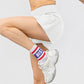Elastic Waist Pocketed Active Shorts