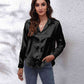 Collared Neck Buttoned Long Sleeve Shirt