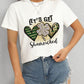 Lucky Clover Round Neck Short Sleeve T-Shirt