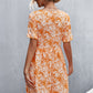 Women's Printed Button down Pocketed Dress